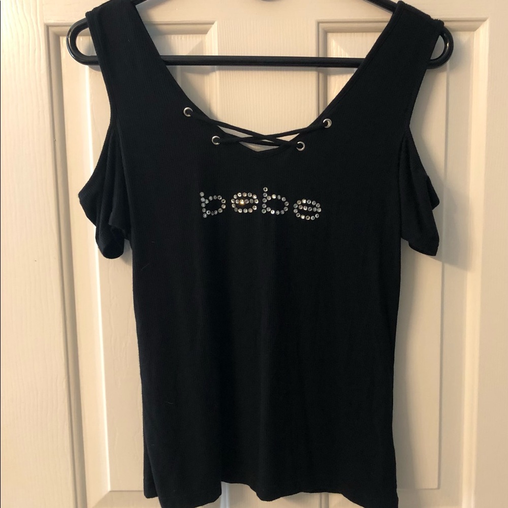 Bebe Tank/Cold Shoulder top